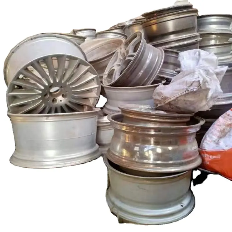 Prezzo di vendita caldo pulito ruota in lega di alluminio all'ingrosso 99.995% 6063 rottami di alluminio rottami di ruote in alluminio