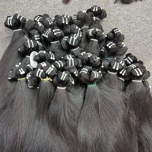 100% バージンヘアエクステンションナチュラルストレート大ストックベトナム生ヘアライトカラー