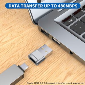 USB Cメス-USBオスアダプター、iPhone用USBタイプC-USBA充電器コンバーター15 14 13 12 11 Plus Pro Max、Samsung Galaxy S - Product Image 4