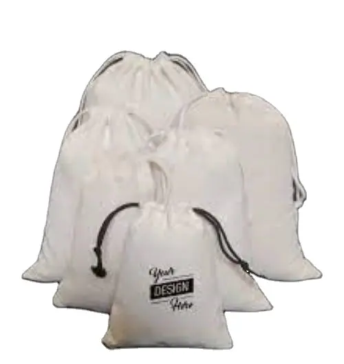 Bolsa de polvo de algodón personalizado, bolsa de polvo de lona de algodón orgánico reciclado, bolsa de polvo con cordón de diseño personalizado, bolsas de polvo de lona de algodón resistente