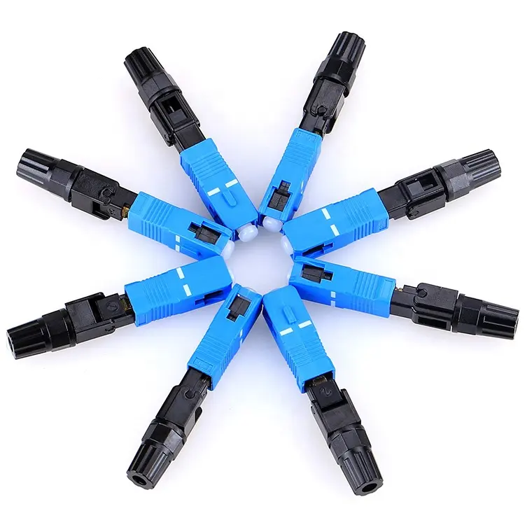 High Quality FTTH Optical Fiber Optic Field Assembly Quick Connector SC APC UPC Fast Connectors