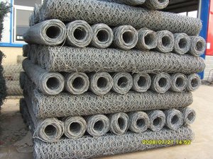 XBY wettbewerbs fähiger Preis Fabrik 1*1*1m Sechs kant draht netz Verzinktes Sechs kant draht netz zum Verkauf