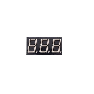 0,56 Zoll rote 3-stellige 7-Segment-LED-Anzeige mit CC 12-polig - Product Image 1