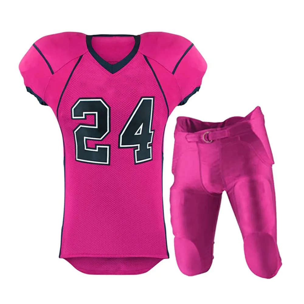 Nova moda de alta qualidade personalizada nova edição crie seu próprio uniforme de futebol americano com design diferente