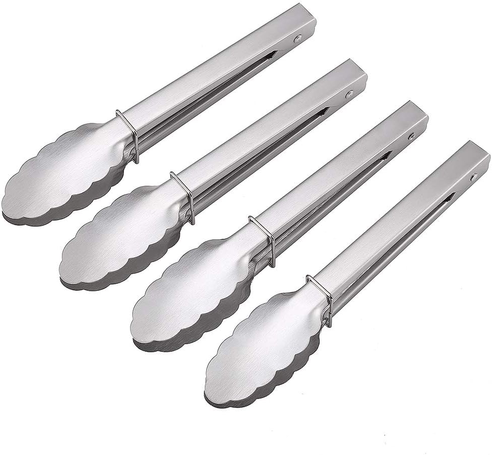 silver pastry tong