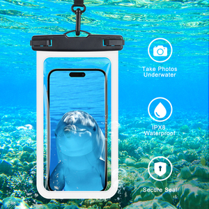 Fabrika toptan özel evrensel şeffaf dokunmatik akıllı telefon koruyucu kapak temizle PVC IPX8 su geçirmez telefon çanta kılıfı - Product Image 3