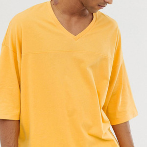 ブランクデザインのソリッドプレーンパターンでカスタムメイドされた高品質のメンズ特大Tシャツ-独自のユニークなスタイルを作成してください! - Product Image 4