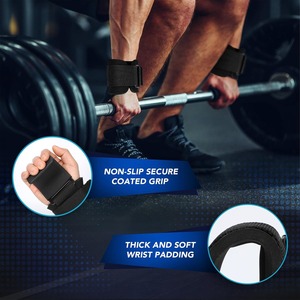 Gancho e laço elevação correias com pulso Wraps para ginásio por Trusted Workout Equipment Manufacturers Paquistão