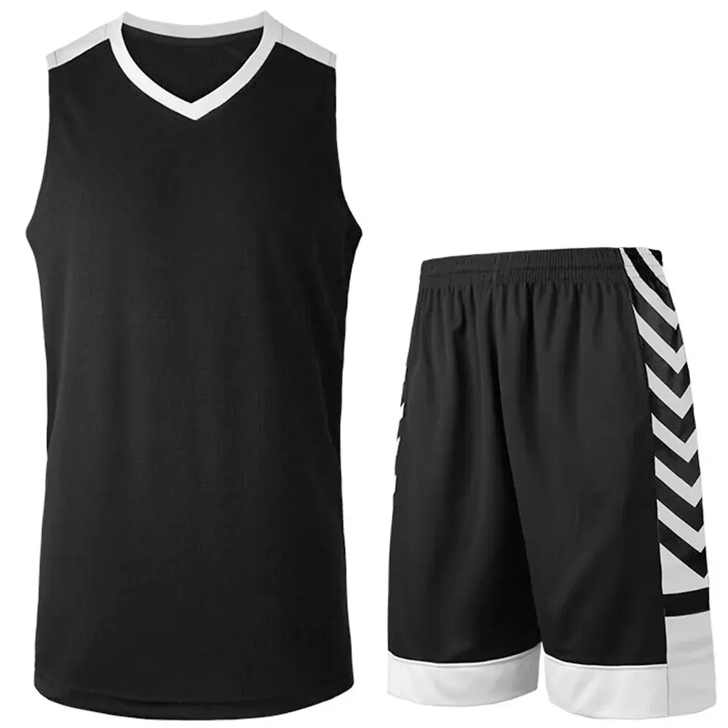 Camiseta de baloncesto azul al por mayor de fábrica, kits de baloncesto transpirables de alta calidad con uniforme de baloncesto con logotipo personalizado