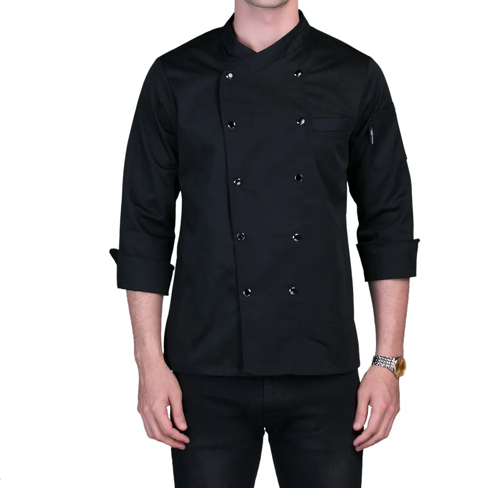 Cappotto personalizzato personalizzato dello Chef del ristorante della cucina dell'hotel della giacca dello Chef