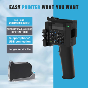 Impresora de inyección de tinta continua con pantalla táctil portátil PT2000SE Impresora DTF digital de plástico con código de fecha de barra QR láser de 1 año - Product Image 4