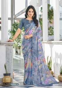 New Design Set Wise Available Chiffon <strong>Sari</strong> for Online Sale - Product Image 2