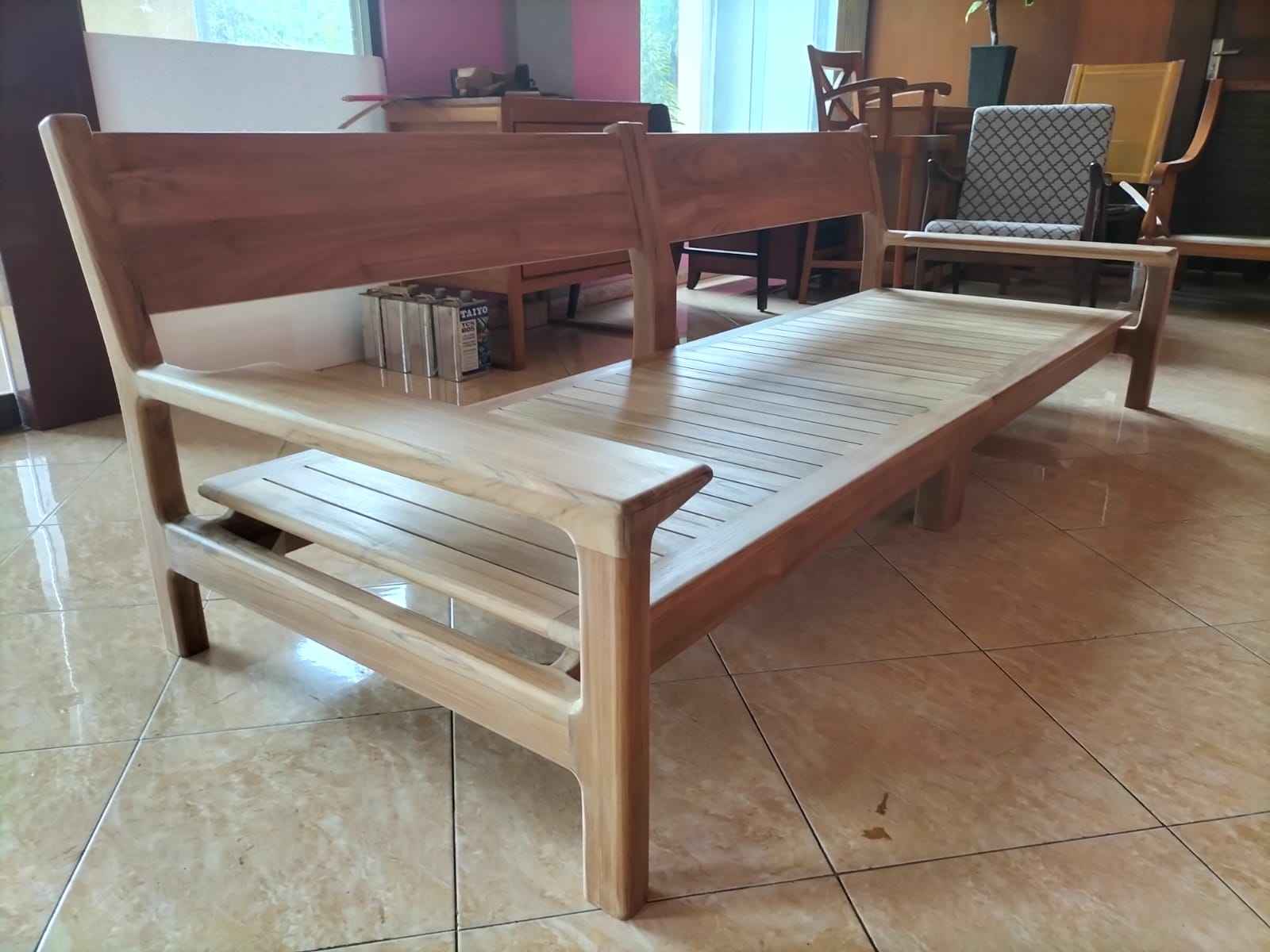 Sustainable Plantation Teak A - Smooth Sanding - double wicker