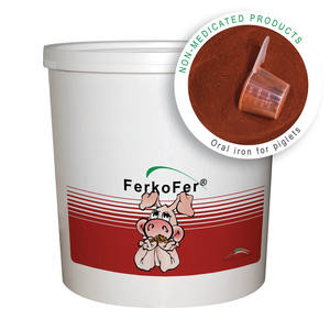 อาหารเสริม Ferkofer ที่มีปริมาณเหล็กสูงใช้พฤติกรรมการเจริญเติบโตของแกลบเพื่อป้องกันโรคน้อยเลือดในลูกสุกร 5 กก - Product Image 1
