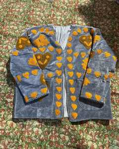 suzaniVelvet Embroidery <strong>Jacket</strong> Green Color New Arrival Velvet Short <strong>Jacket</strong> Coat Winter Wear suzani velvet <strong>jacket</strong> - Product Image 3