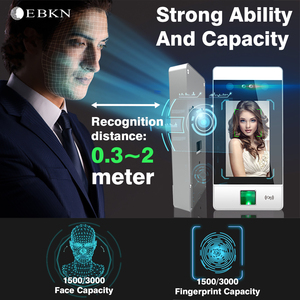 <strong>Cloud</strong> System 4.5 Inch Face Recognition Access Control Time Attendance System With <strong>Cloud</strong> Software - Product Image 5