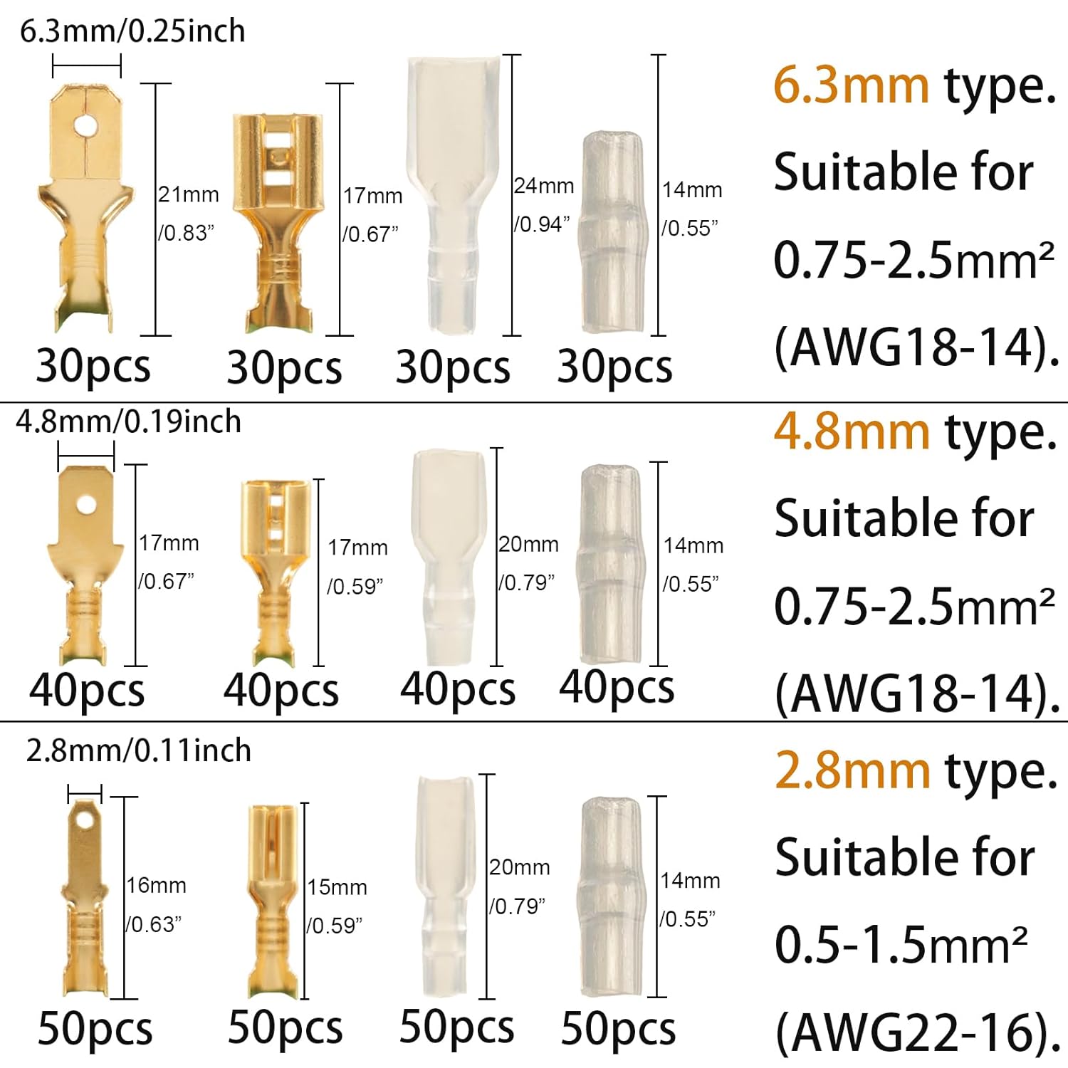 480pcs/box+Golden/silvery