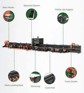 EP 45 Degrees Pipe Cutting Machine 450mm <strong>Big</strong> Diameter SS304 Iron Tube Fiber Laser <strong>Cutter</strong> for Steel Structure Vietnam Factory - Product Image 4