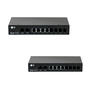 Gateway VoIP analógico FXO de 4 puertos FXS de 4 puertos con 8 puertos de telefonía para conectar red heredada a VoIP