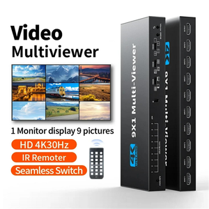 SY HDMI Multi-Viewer 9X1, 9 en 1 Salida HDMI Switcher con control remoto, HDMI Multi-Switcher Soporte 4K 30Hz, 5 Modos de Vista - Product Image 5