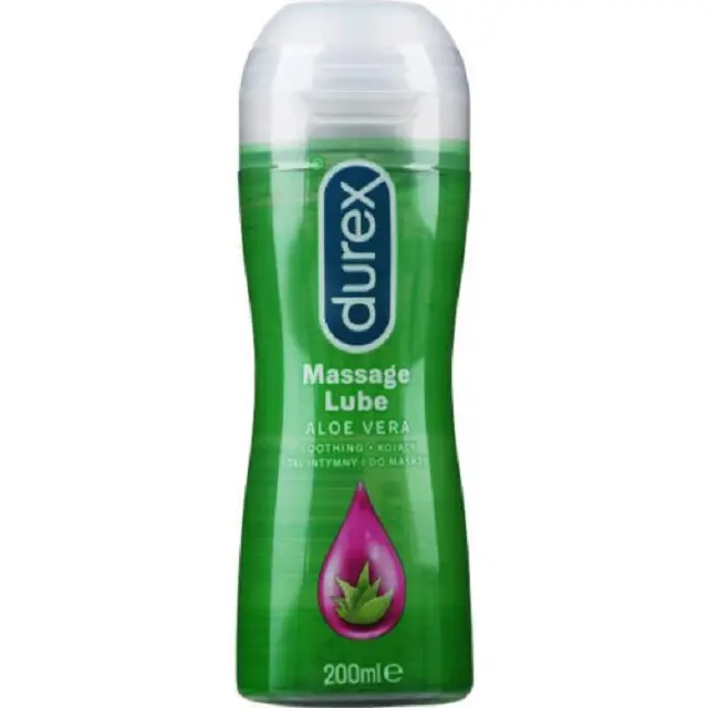 Durex Play 2 en 1 Loción de masaje Lubricante Gel de agua Aloe Vera Enhance Sex 200ml Precio bajo