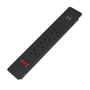 Tira de alimentación de 15A, enchufe USB múltiple con enchufe de cable de extensión para el hogar, la Oficina y la placa de alimentación de protección contra sobrecarga de viaje - Product Image 6
