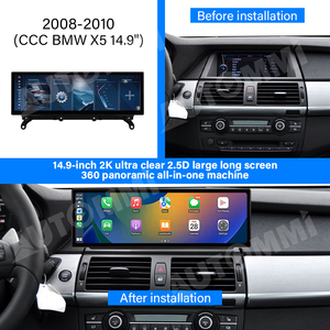 X5 CCC Android araba ekran 14.9 inç kablosuz CarPlay Android oto Bluetooth 2008 - 2010 BMW CCC X5 araç Dvd oynatıcı oyuncu için - Product Image 2