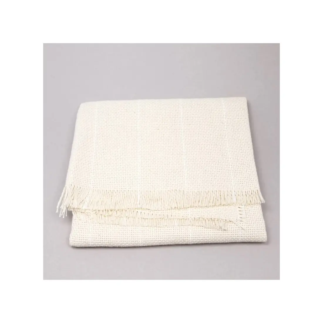 100% algodón monjes tela Tufting alfombra punzón aguja tela alfombra enganche bordado fabricado en India reutilizable