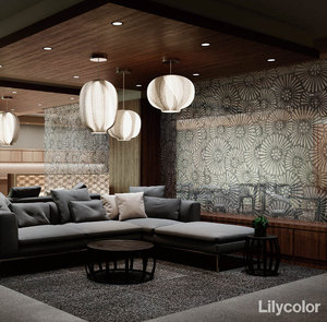 Chất lượng to lớn chi phí tốt đẹp lilycolor và thời gian Sala sentio nhà dệt cửa sổ Rèm vải - Product Image 2