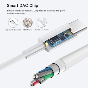 <strong>Type</strong>-<strong>C</strong> to 3.5mm <strong>Audio</strong> <strong>Adapter</strong> <strong>USB</strong> <strong>C</strong> to 3.5 Headphone Jack <strong>Adapter</strong> Cable - Product Image 4