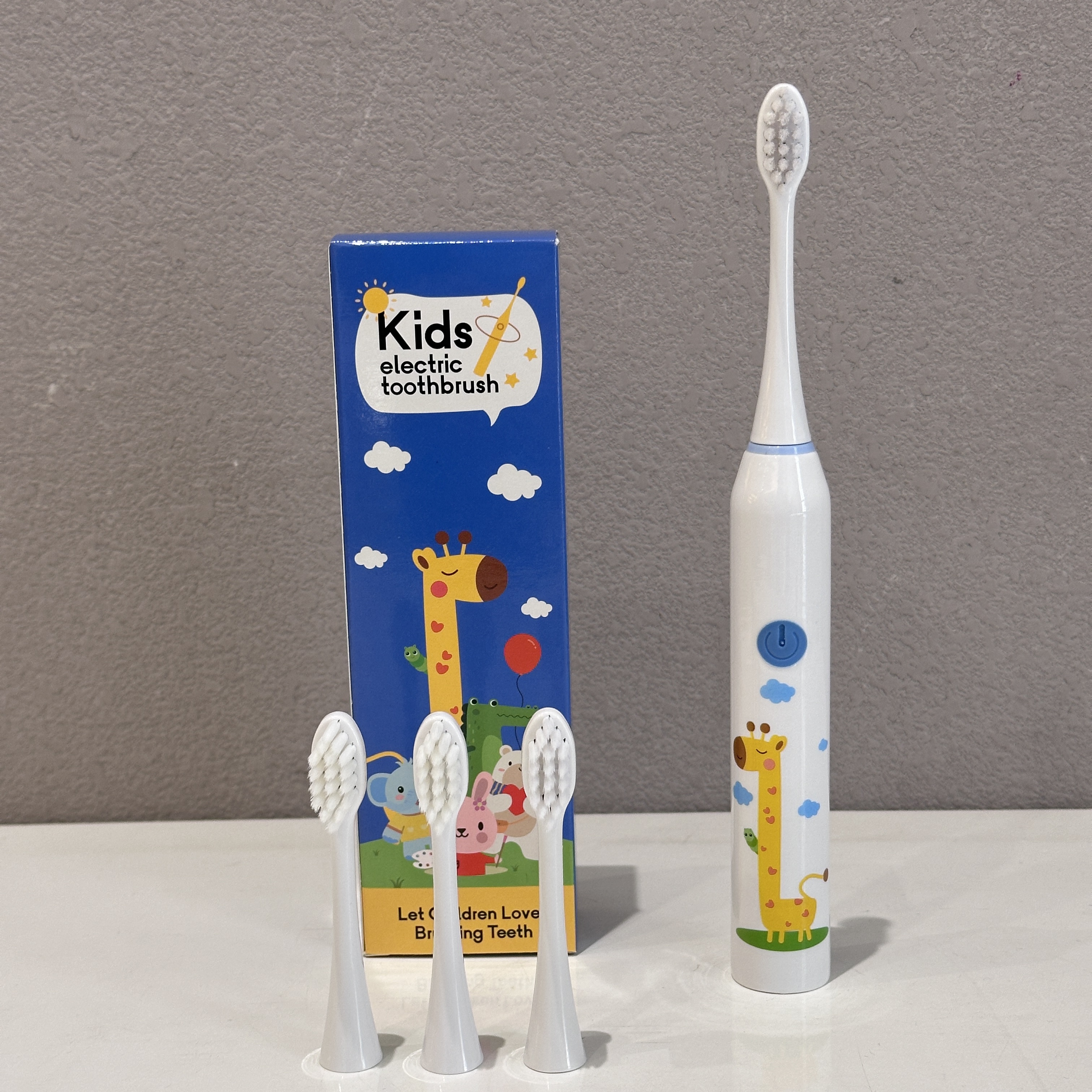 White 4pcs brush heads