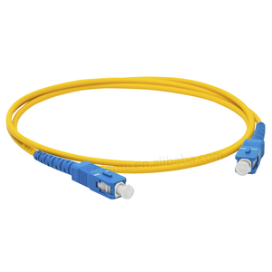 SC UPC APC PVC Sợi Quang Vá Dây Nhảy Cáp 2.0Mm 3.0Mm Màu Vàng Duy Nhất Chế Độ Sợi Quang Cáp Thông tin Liên Lạc - Product Image 2