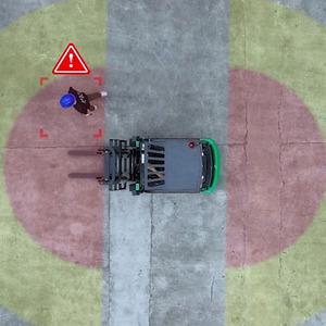 Forklift Blind Spot <strong>Collision</strong> Avoidance Warning Alarm Pedestrian Proximity <strong>Detection</strong> Alerts Driving Camera PWAS <strong>System</strong> - Product Image 3