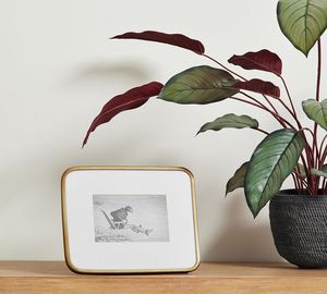 Bán buôn nghệ thuật hiện đại vàng kim loại khung ảnh tường và máy tính để bàn trang trí với các cạnh cong trong kích cỡ khác nhau - Product Image 3