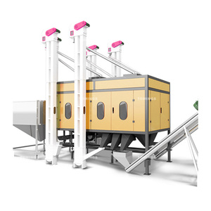 Máquinas de clasificación de plástico mezcla automática ABS/PS/PP/PE/PET/PVC planta de reciclaje de plástico mixto con motor nuevo