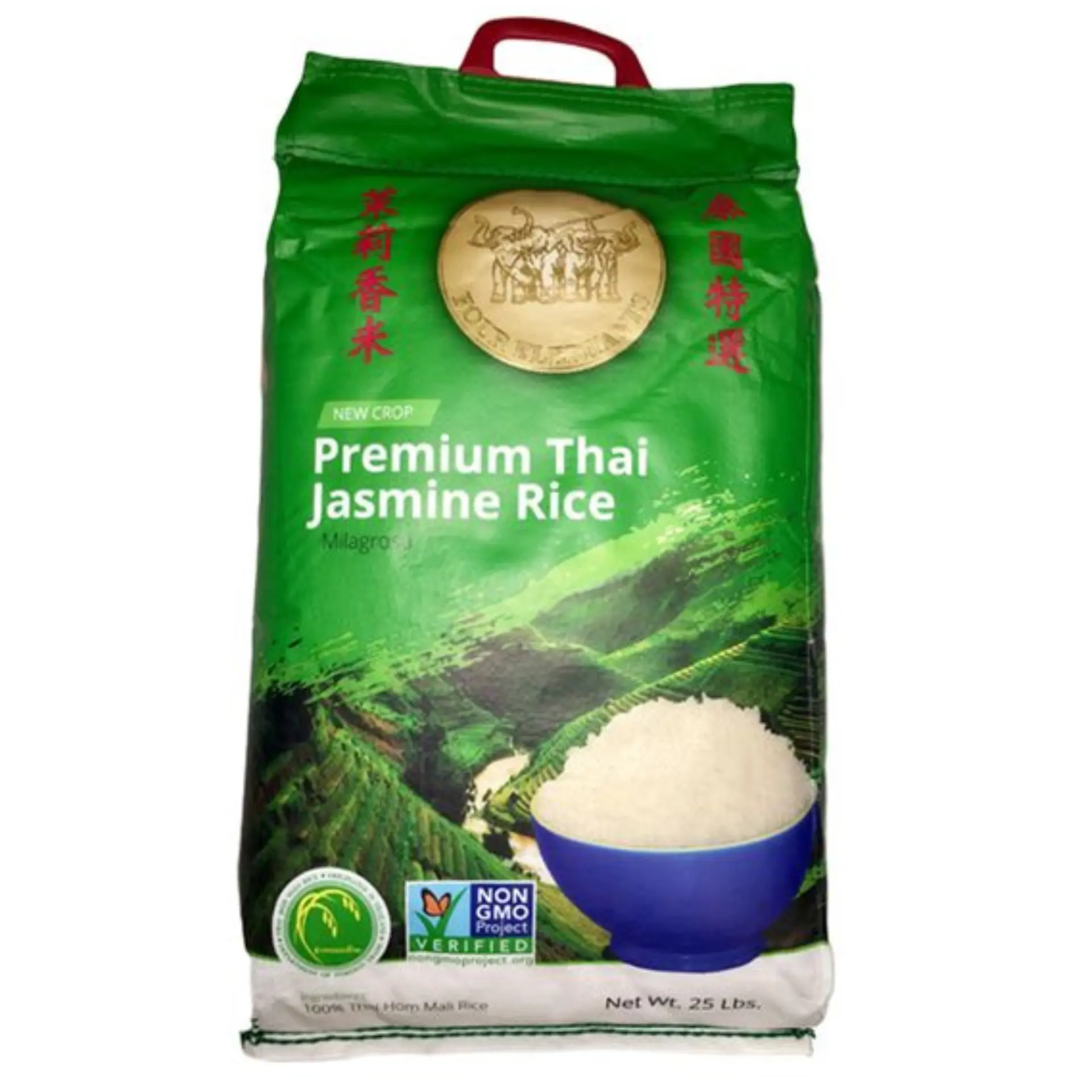 אורז יסמין וייטנאמי הטוב ביותר ריחני ריחני ארומטי אורז גרגירים ארוכים 5 ק""ג 10 ק""ג 25 ק""ג תיק סיטונאי, ייצוא זול בתפזורת