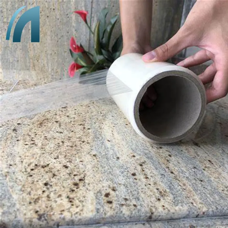 Film transparent de protection de surface de pierre de marbre d'auto-adhérence