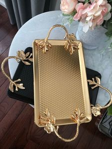 花式设计多色托盘礼品篮金属托盘婚礼退货礼品服务托盘排灯节礼品 - Product Image 3