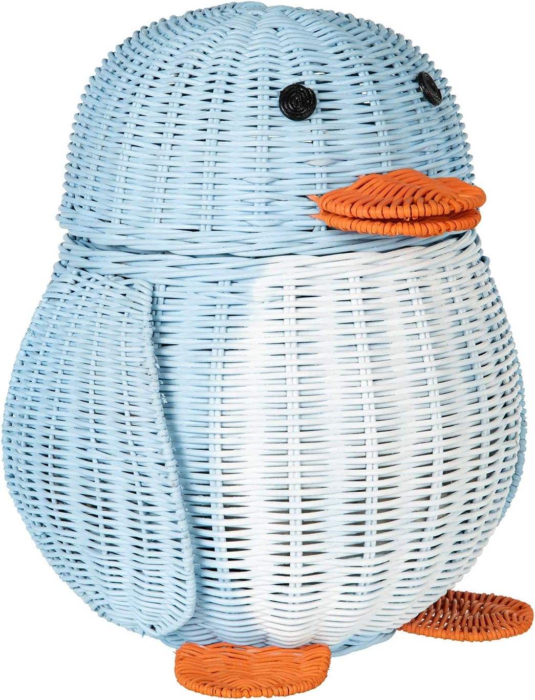 Light Blue, White, with Orange Beak/Feet details