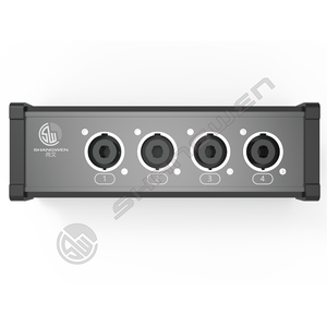 Equipo de iluminación de escenario de audio y vídeo Caja de distribución de conexiones de altavoces eléctricos con conectores de audio y vídeo de salida de entrada - Product Image 1