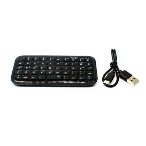 Mini teclado portátil Slim teclado sem fio 49 chaves tipo-c porta de carregamento construído em recarregável Li-ion bateria para telefone/PC