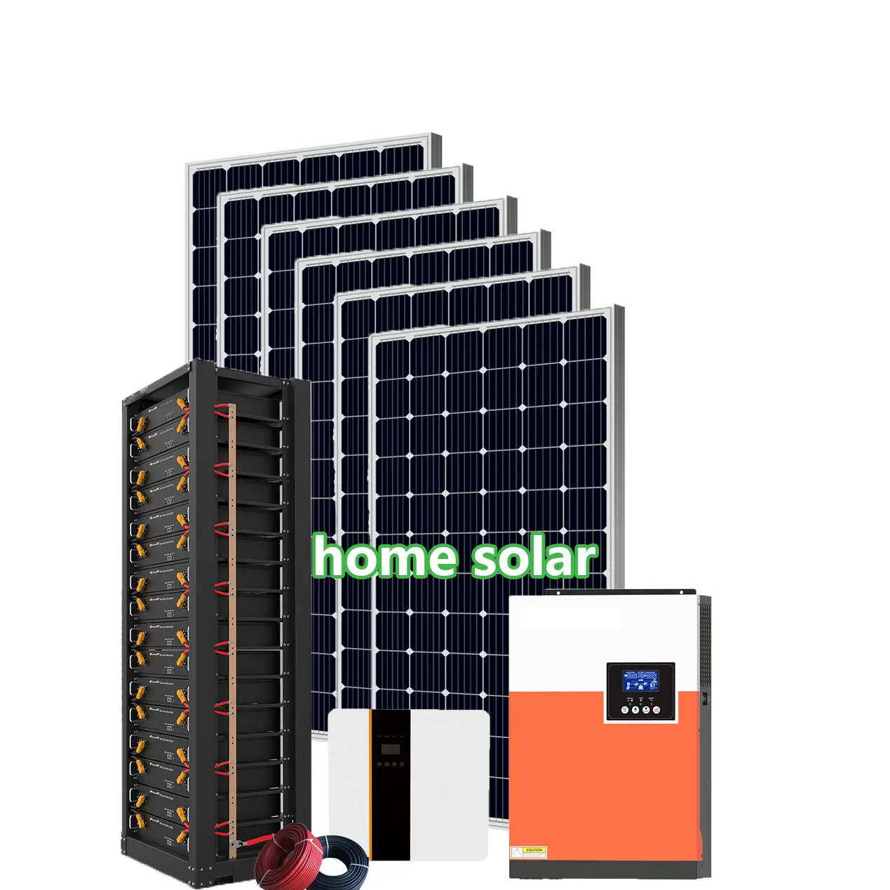 ホームソーラーシステム新製品ソーラーエネルギーパワーシンプル2000w12V 200AHエコグリーンエネルギーオフグリッドシステム