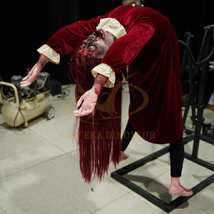 Animatronic kim loại thực tế Khủng Bố Zombie ma ám nhà đạo cụ cho Halloween thoát khỏi phòng trung tâm mua sắm & sử dụng sân bay - Product Image 1