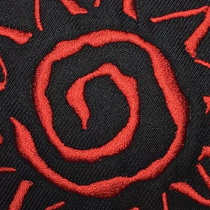マルチカラー花型バッジ手作り刺繍バッジ