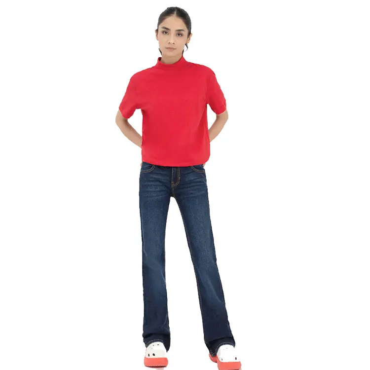 Jeans para mujer Servicios ODM Precio razonable Último estilo Mejor calidad Nuevo modelo Custom make Jeans para mujer