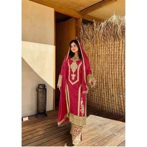 הפקיסטני salwar kameez נשים חליפות אתניות נשים מהודרת בגדי נשים - Product Image 1