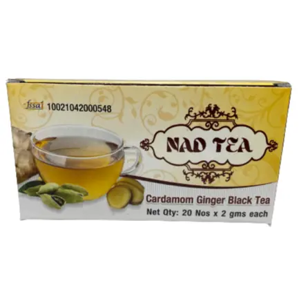 Gesunder Kardamom Ingwer Schwarzer Tee gemischt für erfrischend und entspannend natürlich für die Steigerung der Energie zum Großhandels preis