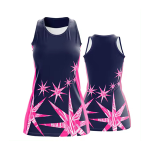 קבוצה מותאמת אישית <span class=keywords><strong>netball</strong></span> חצאית אחידה עם חולצה מודפסת חולצה מעוצבת על ידי יצרן אחיד באיכות מעולה