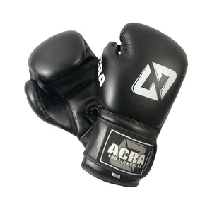 Toptan boks eldiveni hakiki deri tasarım kendi Muay Thai boks Sparring eğitim eldiven deri seti boks eldiveni