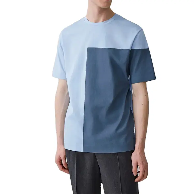 2023カジュアルフォトプリントハーフスリーブカスタマイズTシャツ卸売カジュアル新しいデザインプリントTシャツ男性用